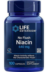 Life Extension - No Flush Niacin - 100 caps - Nutri.se